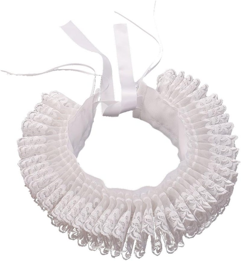 GRACEART Renaissance Elizabethan Ruff Collar Neck Ruffle - Image 1